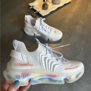 New 4th Sunday Women’s Airflex Papaya/White Shoes